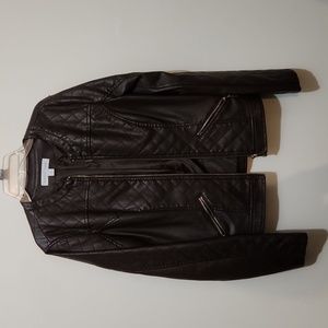 Faux leather jacket